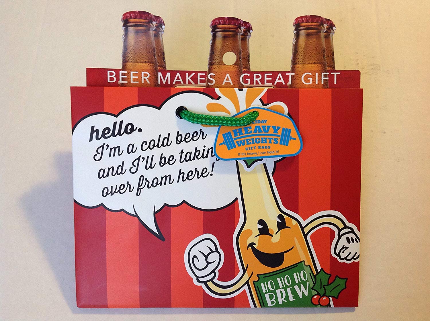 Heavyweight Gift Bag for 6-packs - Hohoho Brew