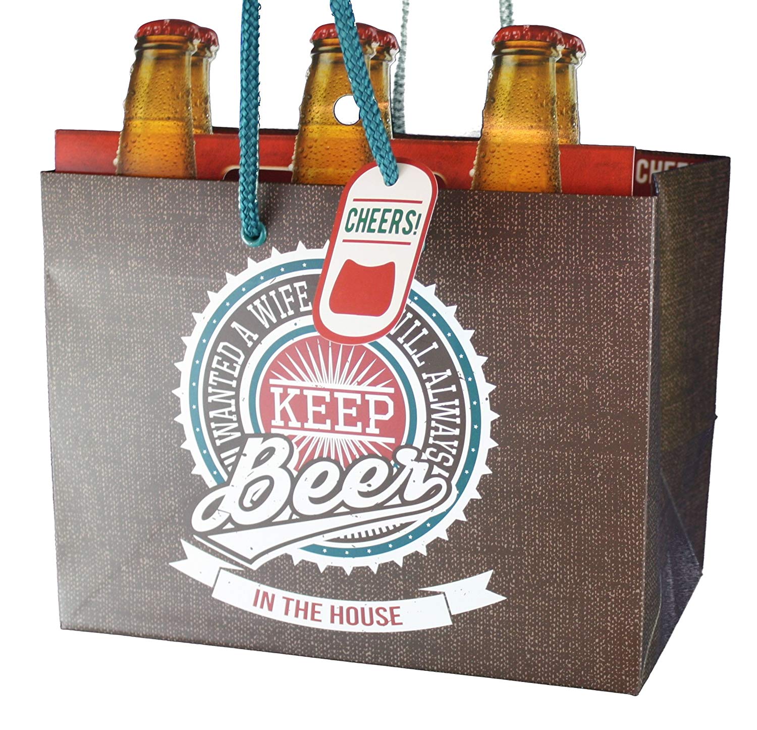 Heavyweight Gift Bag for 6-packs - Wife Wanted