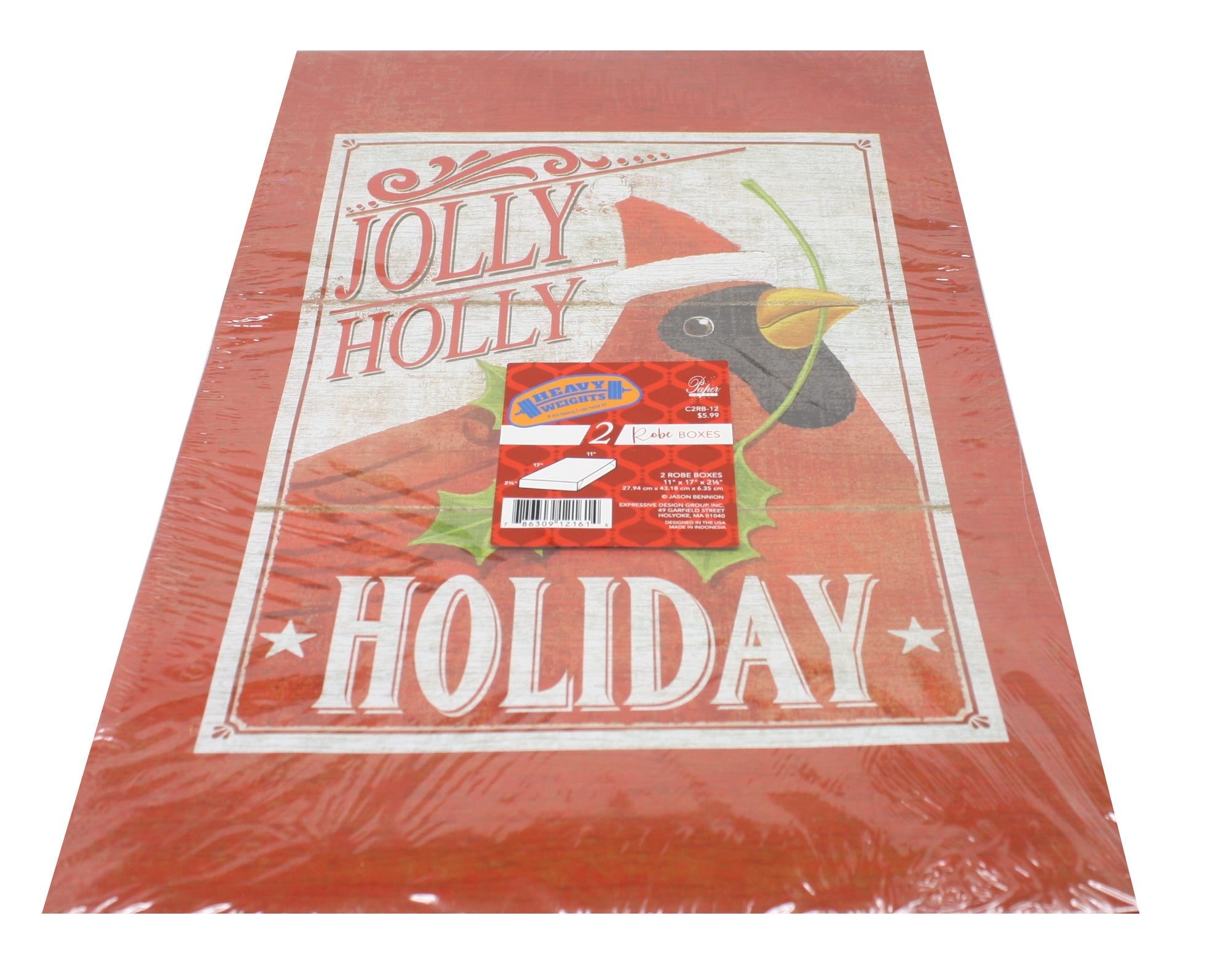 Heavyweights Robe Box - Cardina/Cold 2 Pack