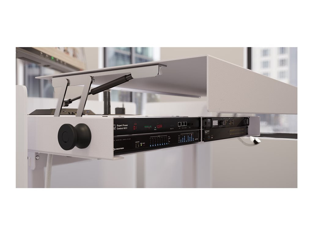 Heckler 4U - Lectern - mobile - powder-coated steel, powder-coated aluminum, stainless steel, bio plastic - white H920C-WT