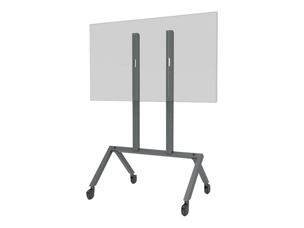 Heckler AV - Cart - for LCD display - steel - black gray - screen size: 50-75" - mounting interface: 400 mm" H714-BG