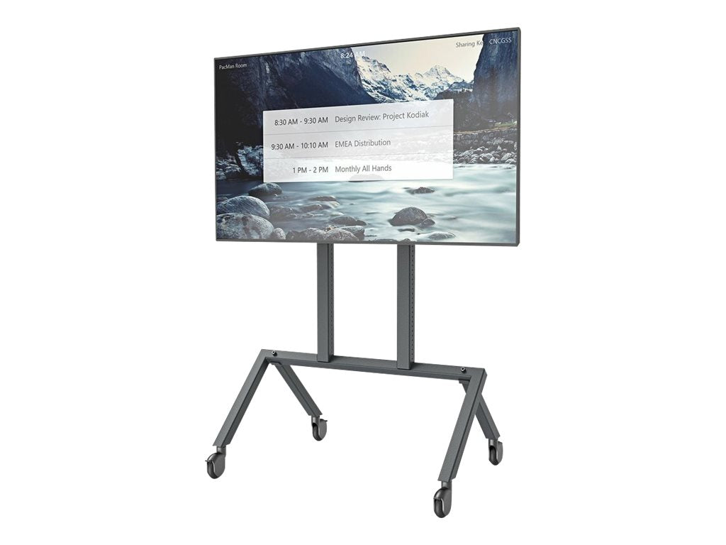 Heckler AV - Cart - for LCD display - steel - black gray - screen size: 50-75" - mounting interface: 400 mm" H714-BG