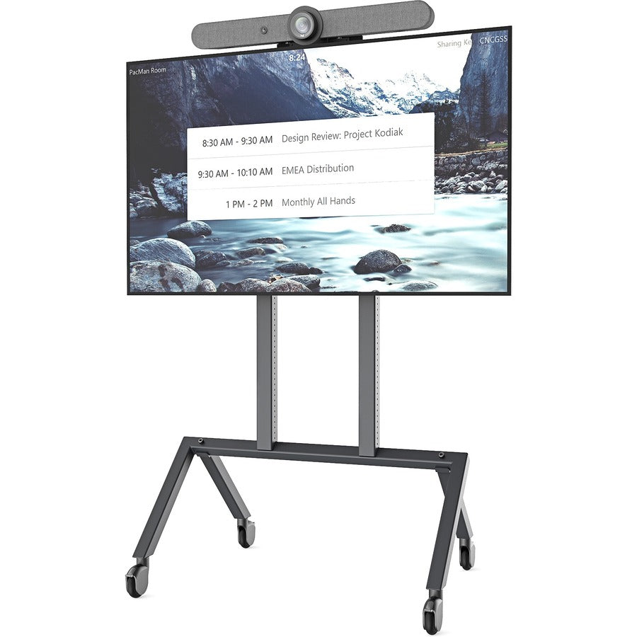 Heckler Design Cart Mount for Video Conferencing Camera Display Cart Mounting Panel - Blac