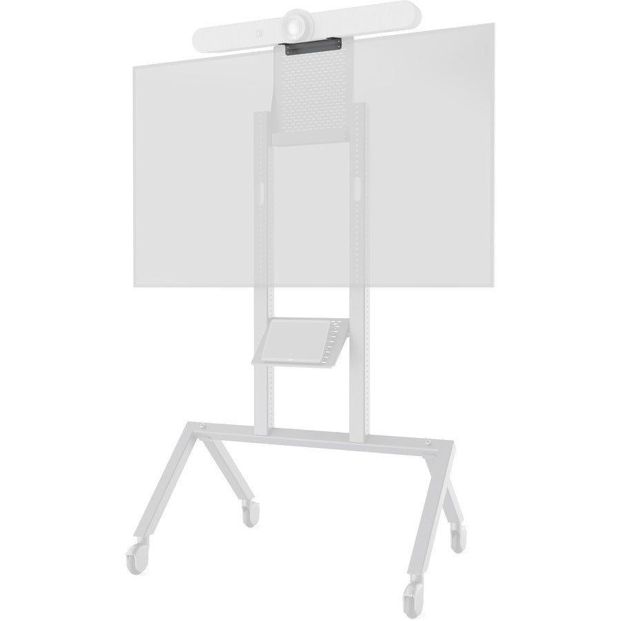 Heckler Design Cart Mount for Video Conferencing Camera Display Cart Mounting Panel - Blac