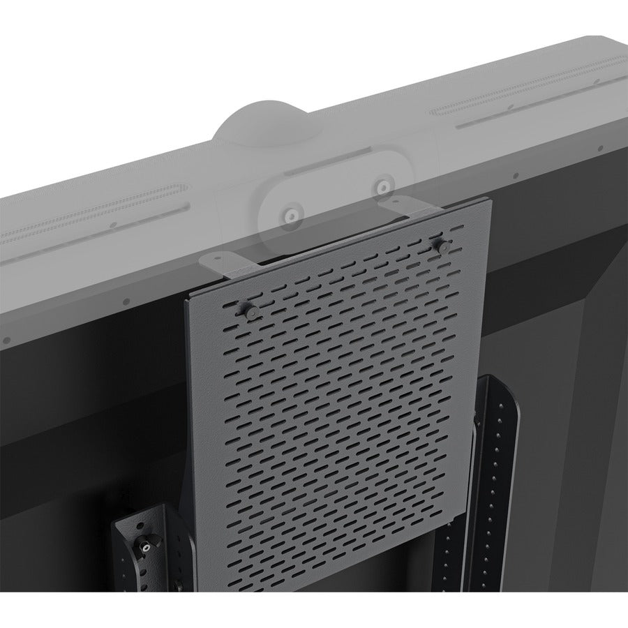 Heckler Design Cart Mount for Video Conferencing Camera Display Cart Mounting Panel - Blac