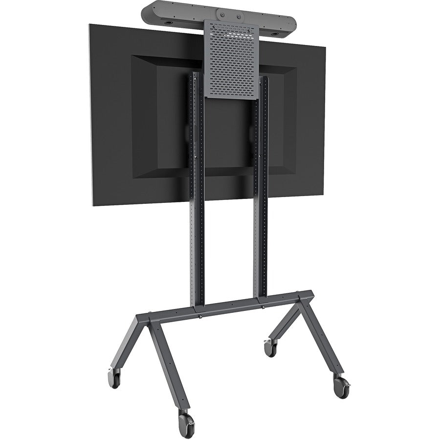 Heckler Design Cart Mount for Video Conferencing Camera Display Cart Mounting Panel - Blac