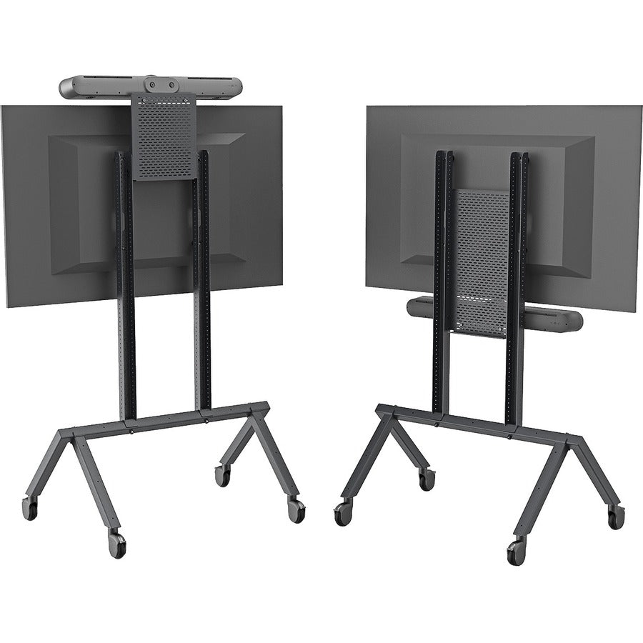 Heckler Design Cart Mount for Video Conferencing Camera Display Cart Mounting Panel - Blac