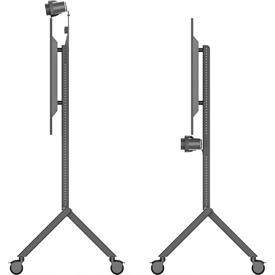 Heckler Design Cart Mount for Video Conferencing Camera Display Cart Mounting Panel - Blac