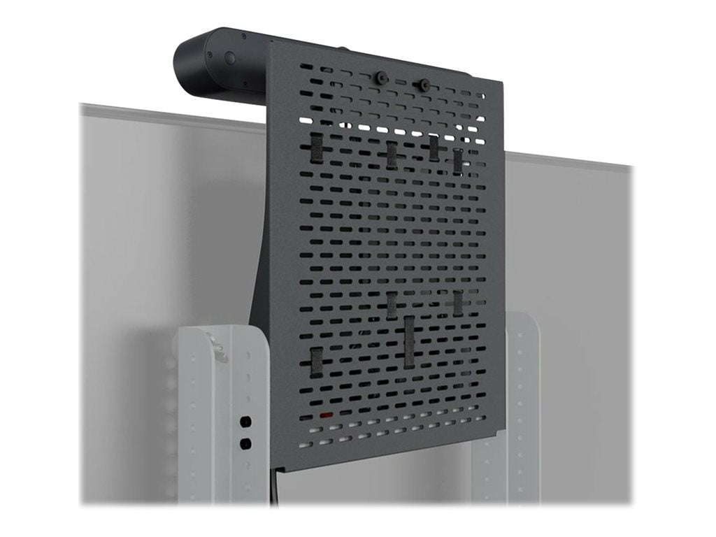 Heckler Design - Mounting kit (camera mount, hook & loop fastening tape, device panel) - for video conference camera - steel H702-BG