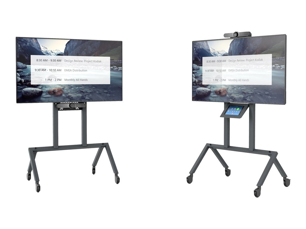 Heckler Design - Mounting kit (camera mount, hook & loop fastening tape, device panel) - for video conference camera - steel H702-BG