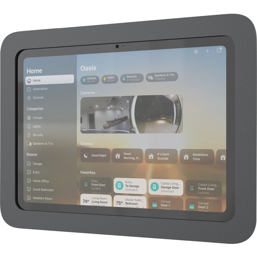 Heckler Design Wall Mount for Tablet Network Adapter PoE Injector - Black Gray