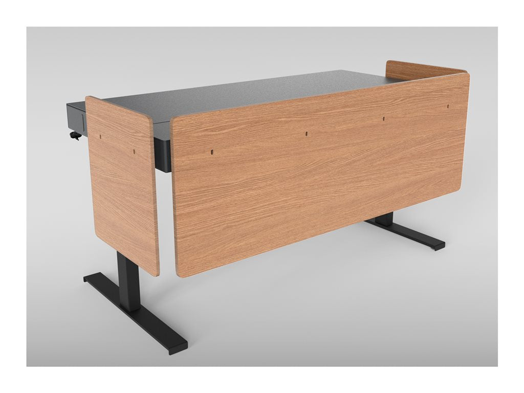 Heckler - Desk modesty panel set - 3-piece - laminate - castle oak H901-SL-7928
