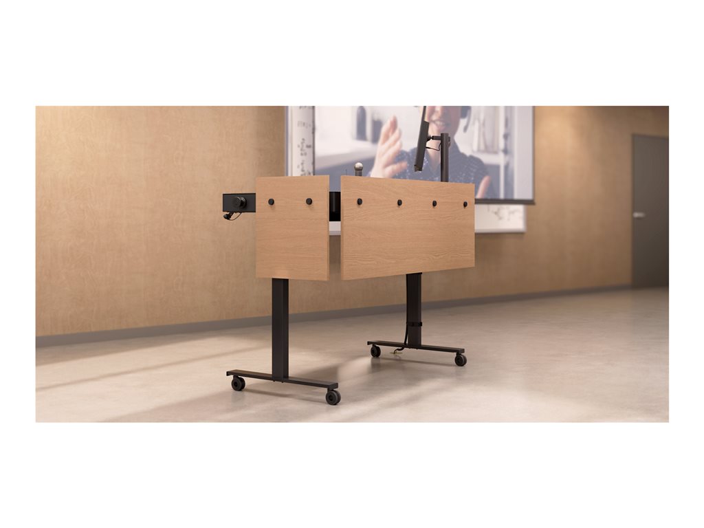 Heckler - Desk modesty panel set - 3-piece - laminate - castle oak H901-SL-7928