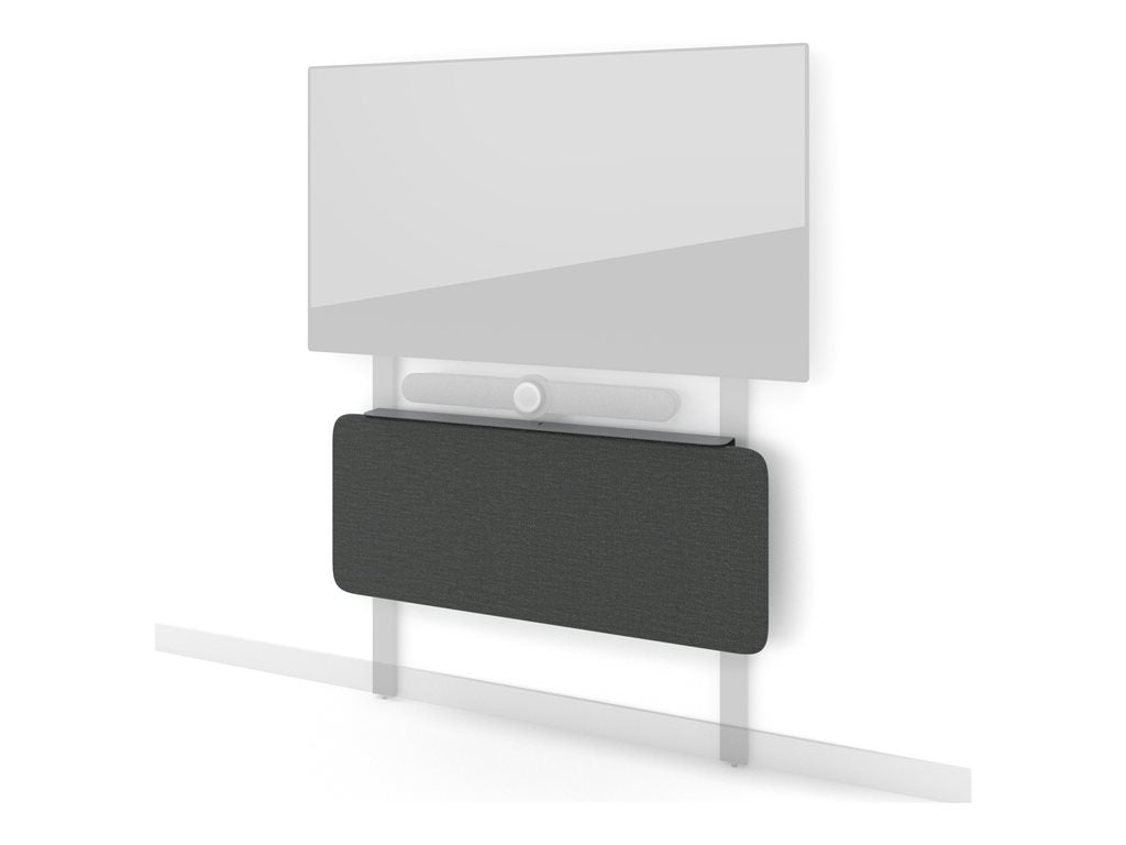 Heckler H807 - Mounting kit (shelf, side mount bracket, front panel, device panel, hook & loop fastening straps, rackmount faceplate) H807-BG