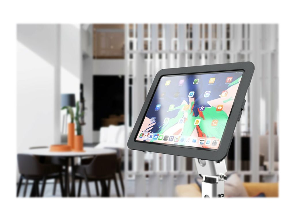 Heckler WindFall - Enclosure - for tablet - steel - black gray - screen size: 12.9 - VESA bracket mounting - for Apple