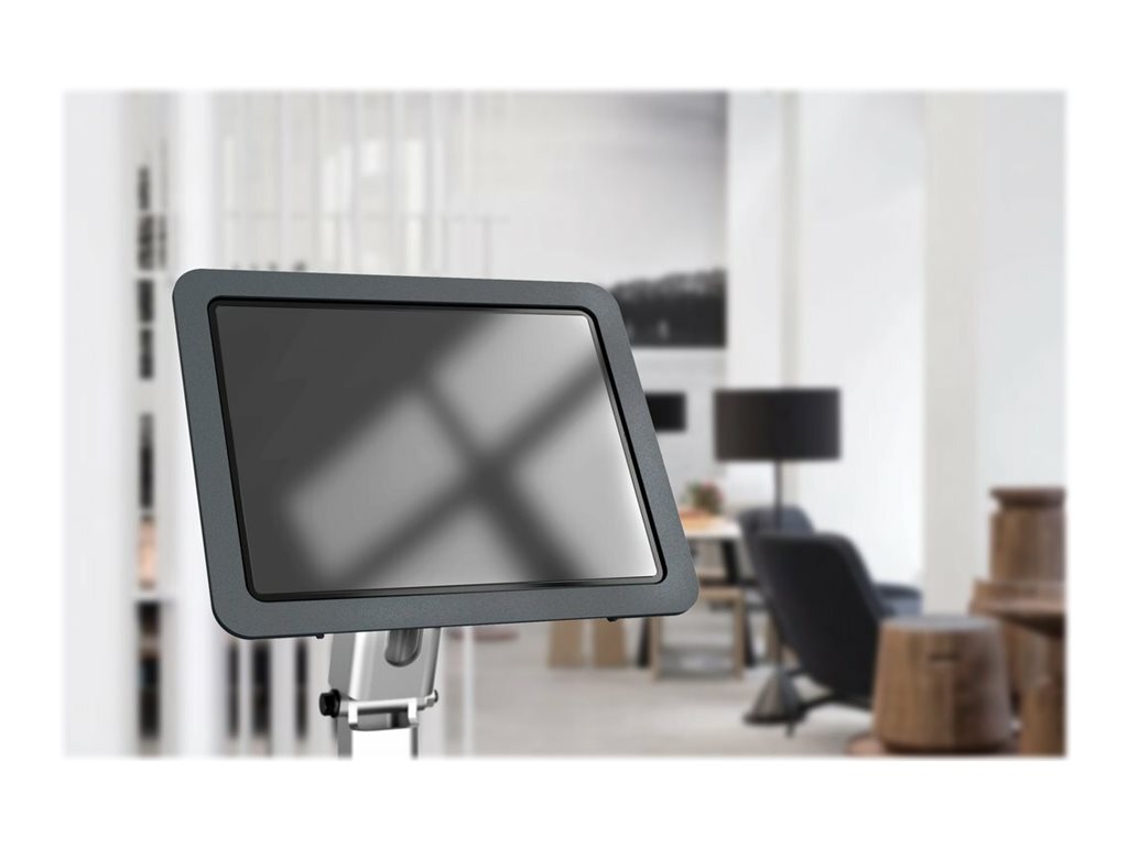 Heckler WindFall - Enclosure - for tablet - steel - black gray - screen size: 12.9 - VESA bracket mounting - for Apple