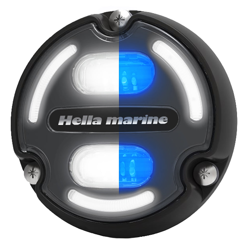 Hella Marine Apelo A2 Blue White Underwater Light - 3000 Lumens - Black Housing - Charcoal