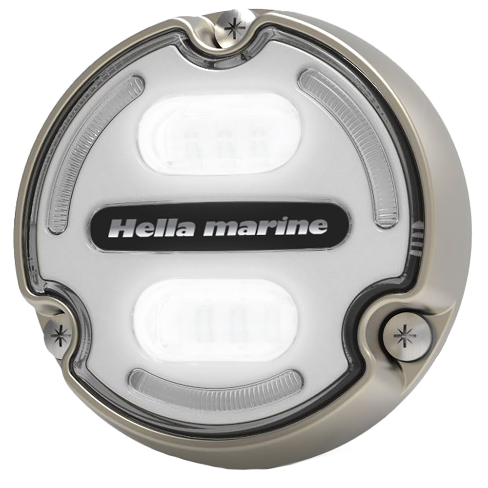 Hella Marine Apelo A2 Blue White Underwater Light - 3000 Lumens - Bronze Housing - White