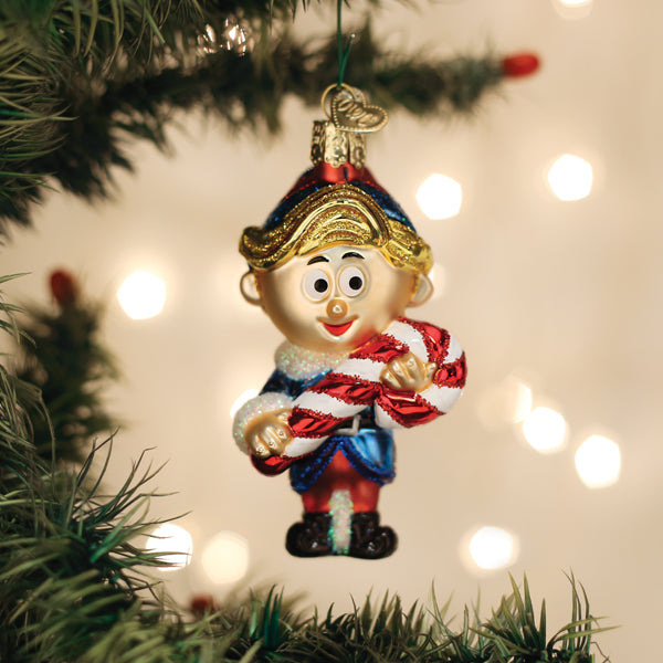 Hermey The Elf Glass Ornament