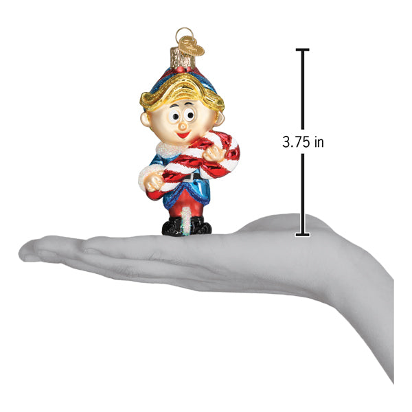Hermey The Elf Glass Ornament