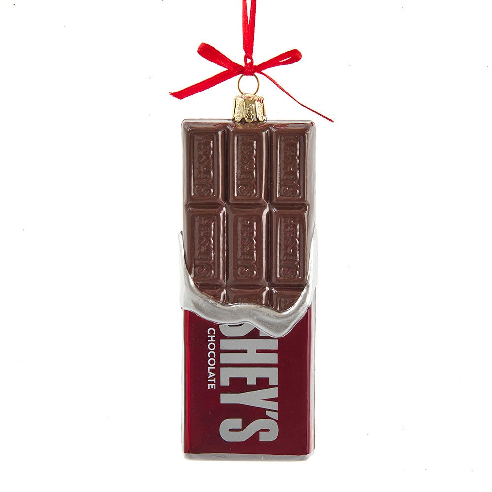 Hershey's Glass Chocolate Bar Ornament
