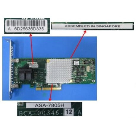Hewlett Packard Enterprise Replacement Parts Business SPS-PCA Card (7805H/SAS/HBA)