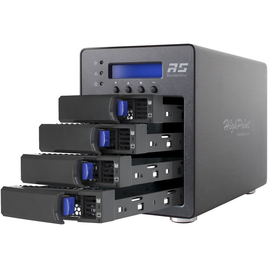 HighPoint 4-Bay M.2 NVMe RAID Storage Solution SSD6540M
