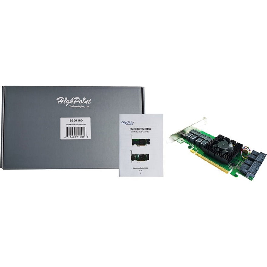 HighPoint SSD7180 NVMe Controller