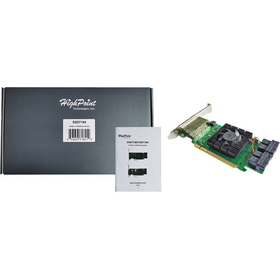HighPoint SSD7184 NVMe Controller