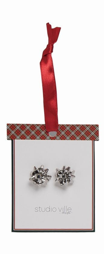 Holiday Bow Earrings -
