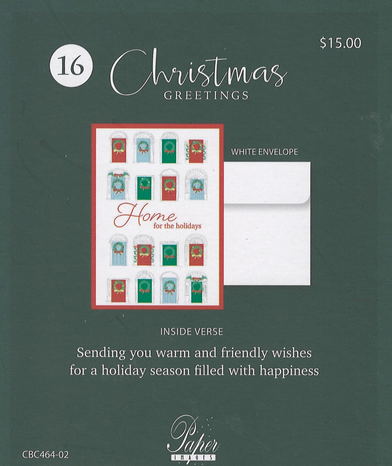 Holiday Favorites Boxed Cards - Set of 16 - Home for the Holidays