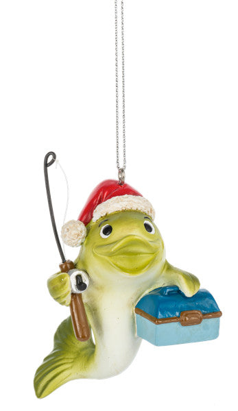 Holiday Fishermen Fish Ornament -