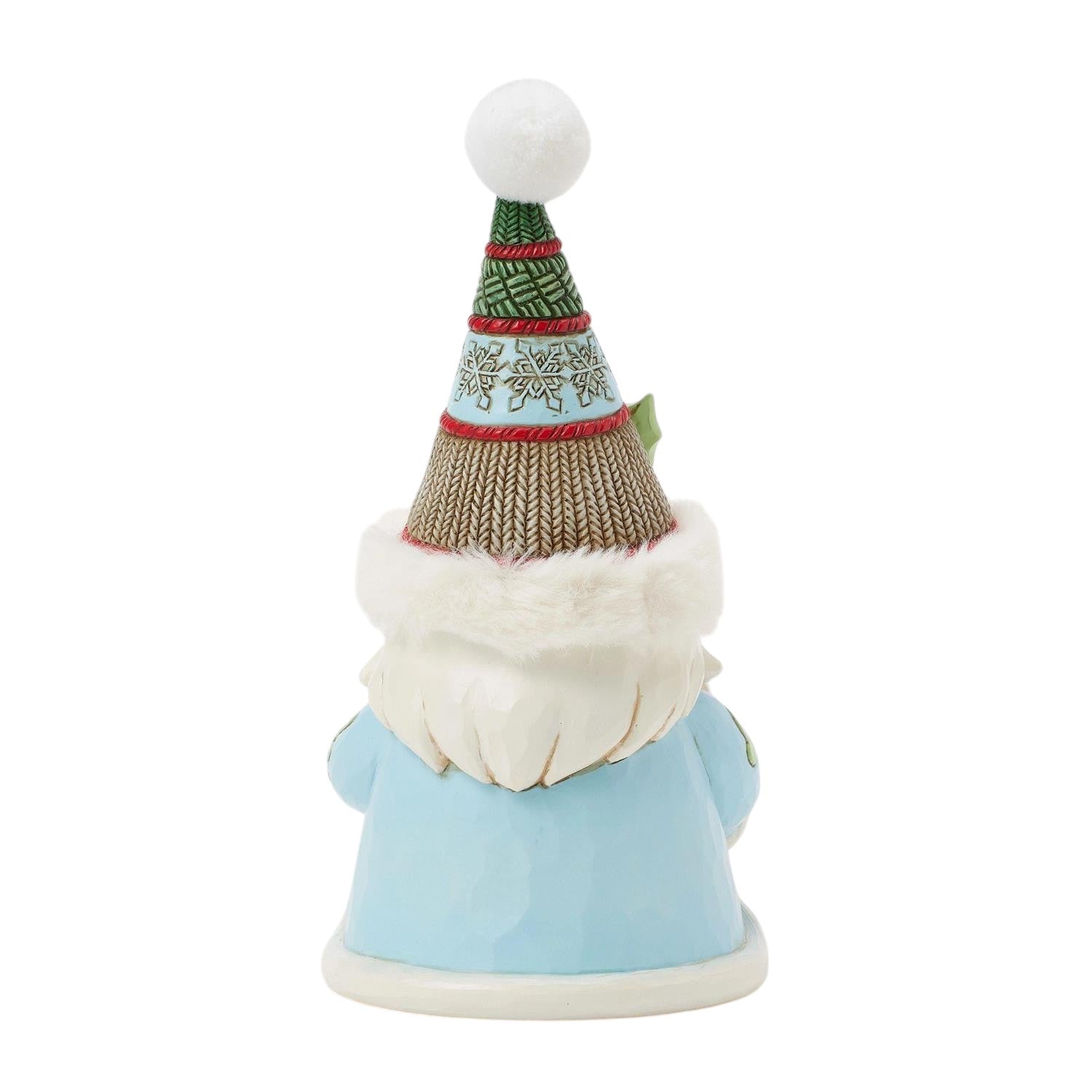 Holiday Gnome with Wreath Figurine