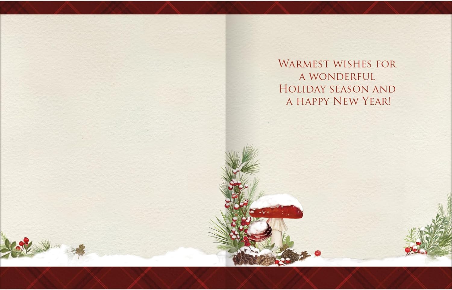 Holiday Mushrooms Boxed Christmas Cards