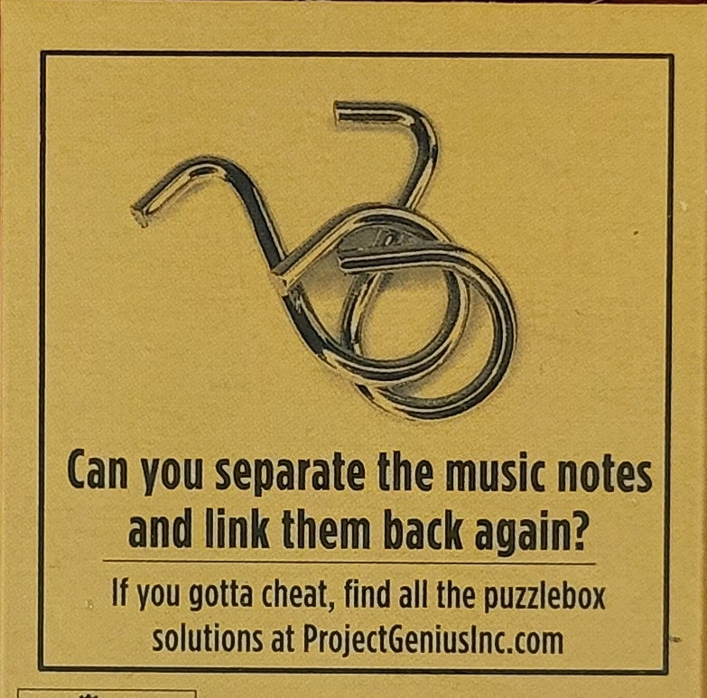 Holiday Puzzlebox Brainteaser - Silver Bells