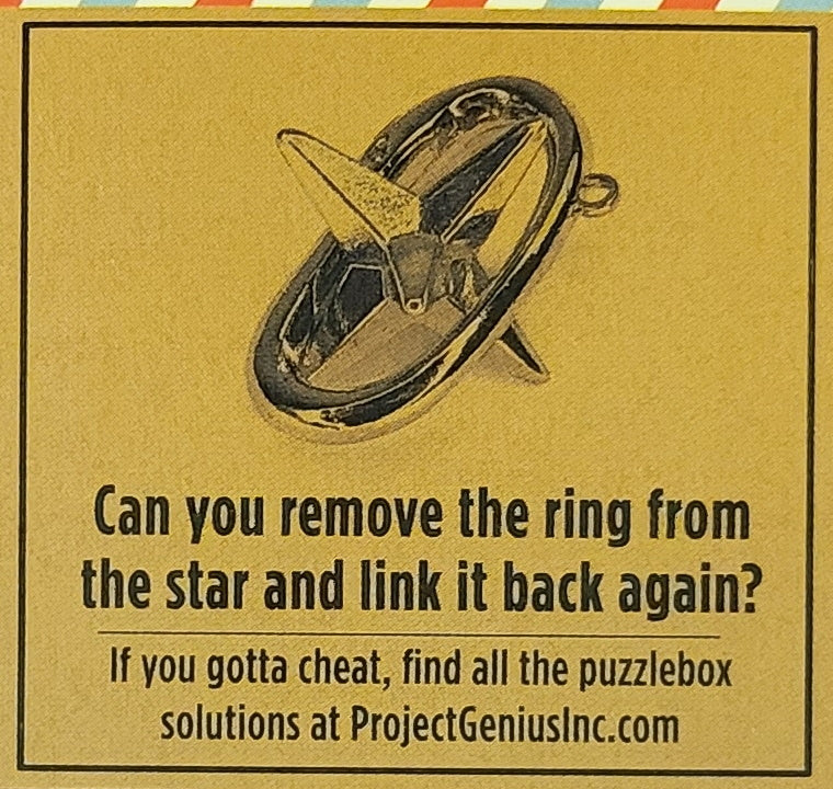 Holiday Puzzlebox Brainteaser - Star of Wonder