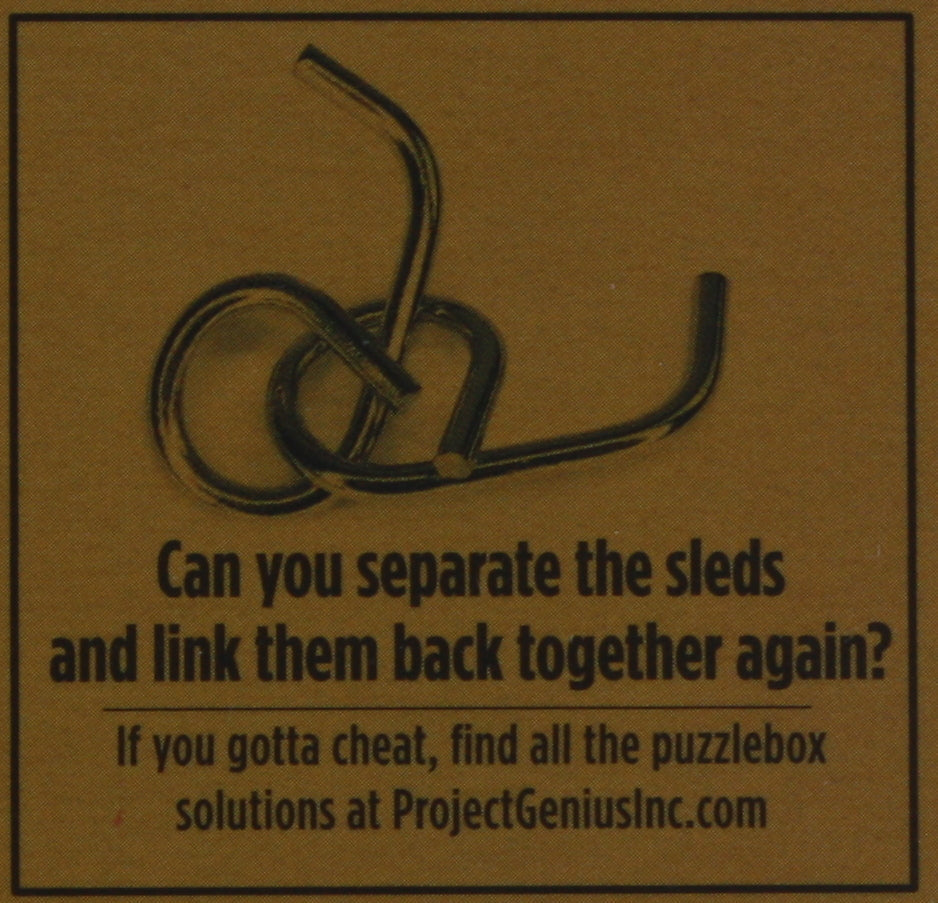 Holiday Puzzlebox Brainteaser - Woosh!