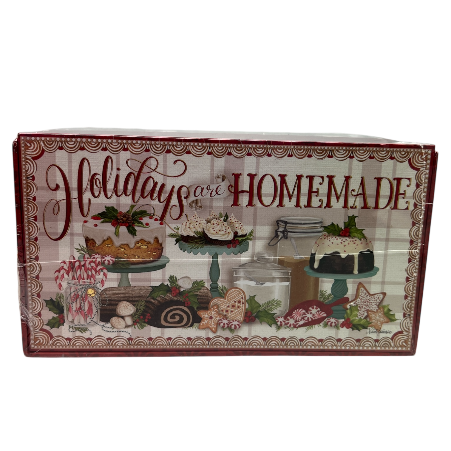 Holidays Are Homemade Recipe Card Box