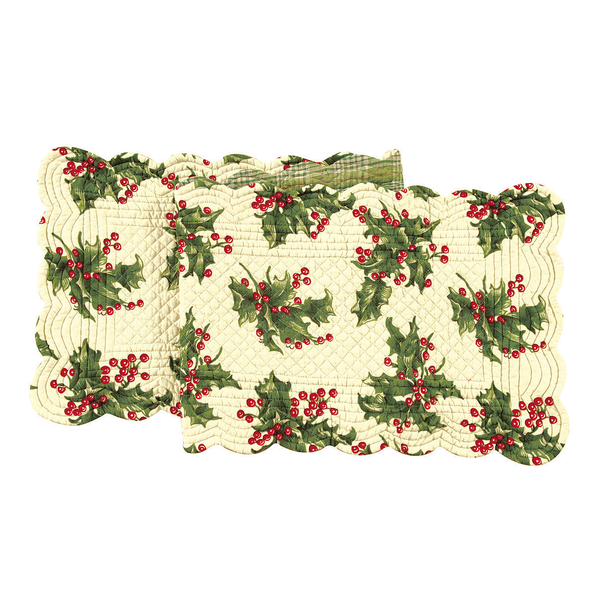Holly Cream Reversible Runner 14 x 51