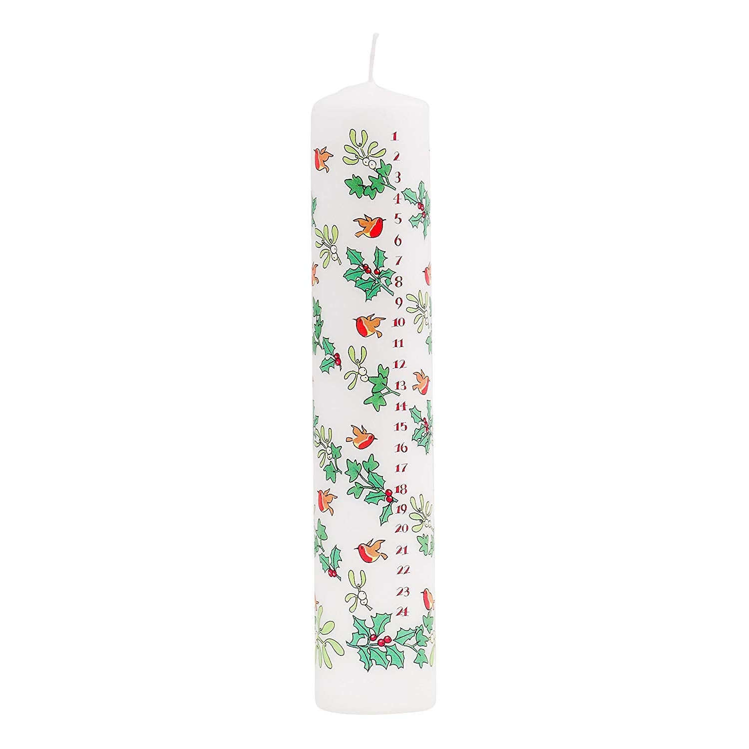 Holly and the Ivy Advent Pillar Candle