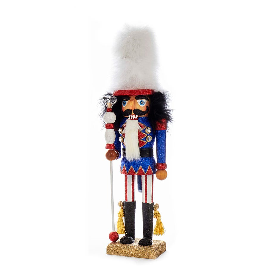 Hollywood Patriotic 18" Nutcracker - White Hat