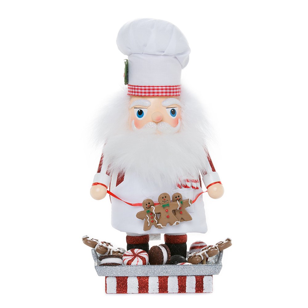 Hollywood Santa Gingerbread Chef Nutcracker