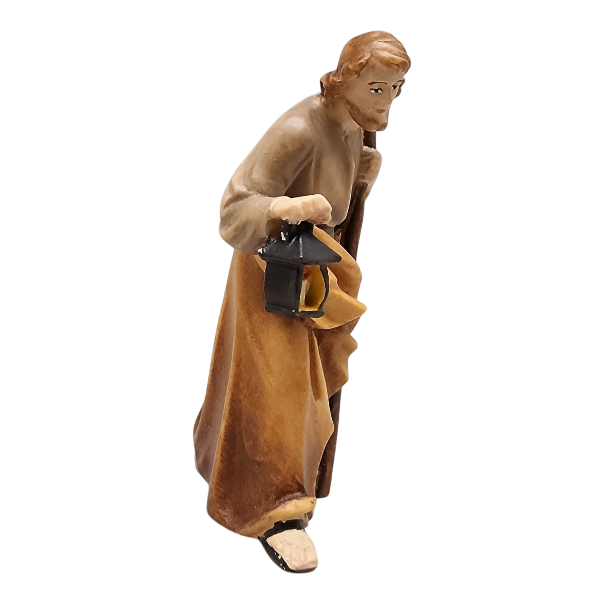 Holy Family - Hand Carved in Wood - 10cm (4 inch)
