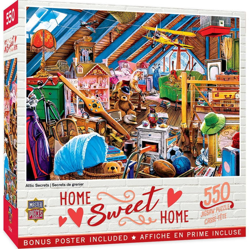 Home Sweet Home - Attic Secrets 550 Piece Puzzle