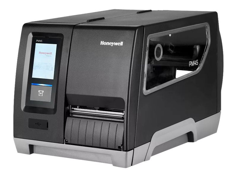 Honeywell PM45 - Label printer - thermal transfer - - 203 dpi - up to 826.8 inch/min - USB 2.0, serial, Gigabit LAN, USB 2.0 PM45A11000000201