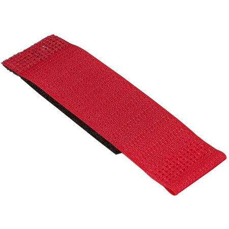 Hook And Loop Lite Cable Hanger - 1" X 2.5", Red, 10-Pack
