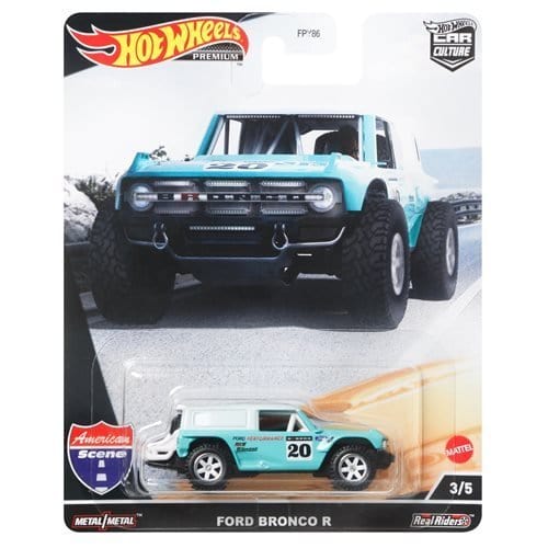 Hot Wheels Car Culture American Roads 1:64 Scale Collectible Cars for Kids
