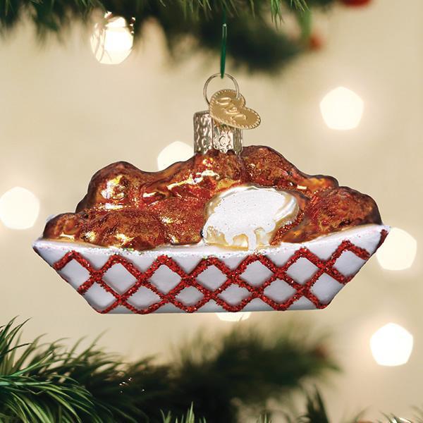 Hot Wings With Dip Ornament