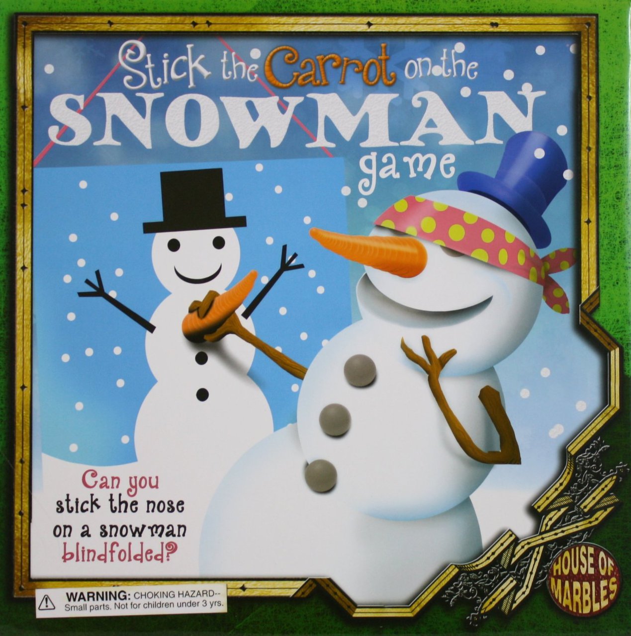 House Of Marbles Holiday Game - Stick The Carrot On The Snowman