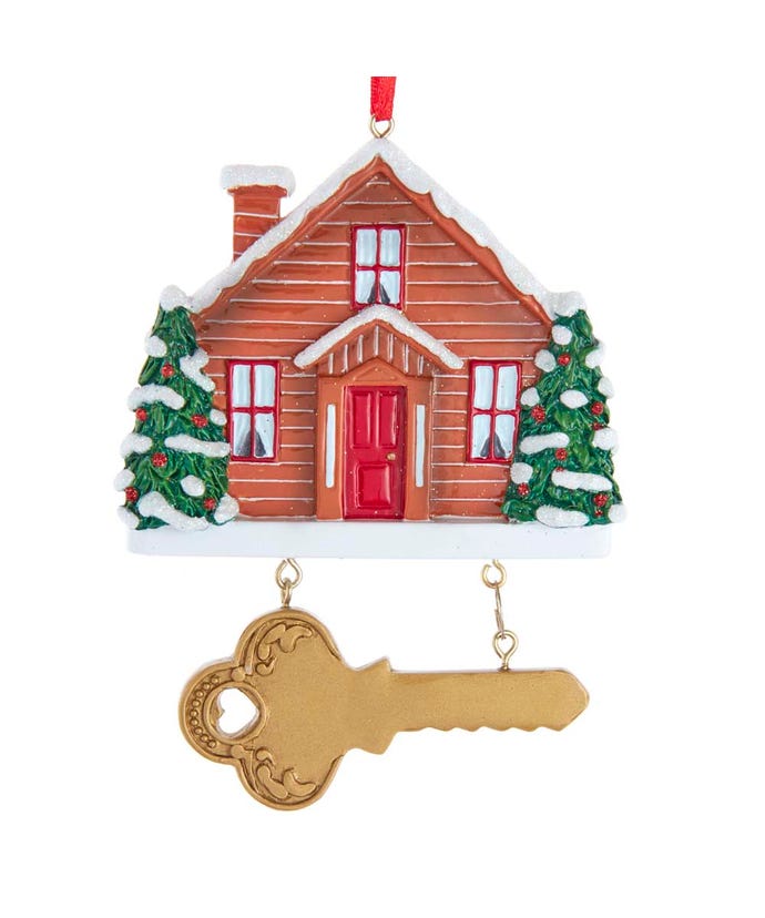 House with Key - New Home Ornament